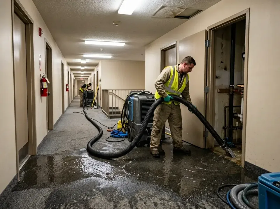 multi-unit-apartment-hallway-f-005 — frequently asked questions, Emergency Burst Pipe Water Extraction & Removal in Anaconda…